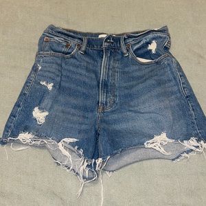 Curve love high rise 4 inch mom shorts